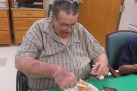 Watermelon Pizza making - Maple lawn Senior Care