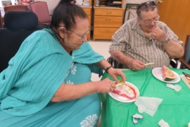 Watermelon Pizza making - Maple lawn Senior Care