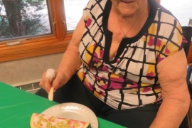 Watermelon Pizza making - Maple lawn Senior Care