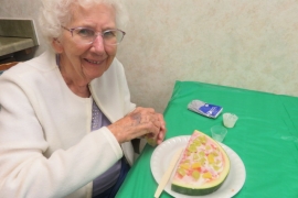 Watermelon Pizza making - Maple lawn Senior Care