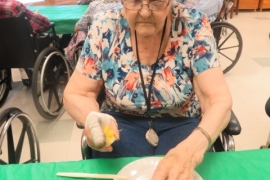 Watermelon Pizza making - Maple lawn Senior Care
