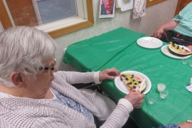 Watermelon Pizza making - Maple lawn Senior Care